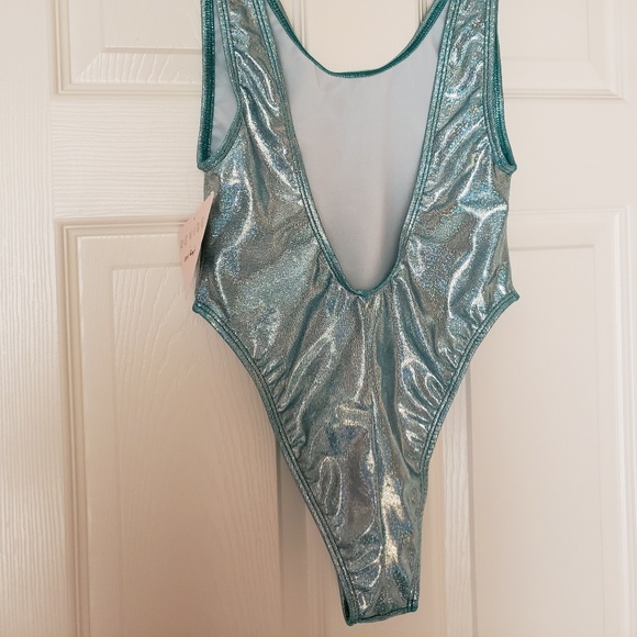Nwt highcut teal swimsuit - Picture 2 of 3